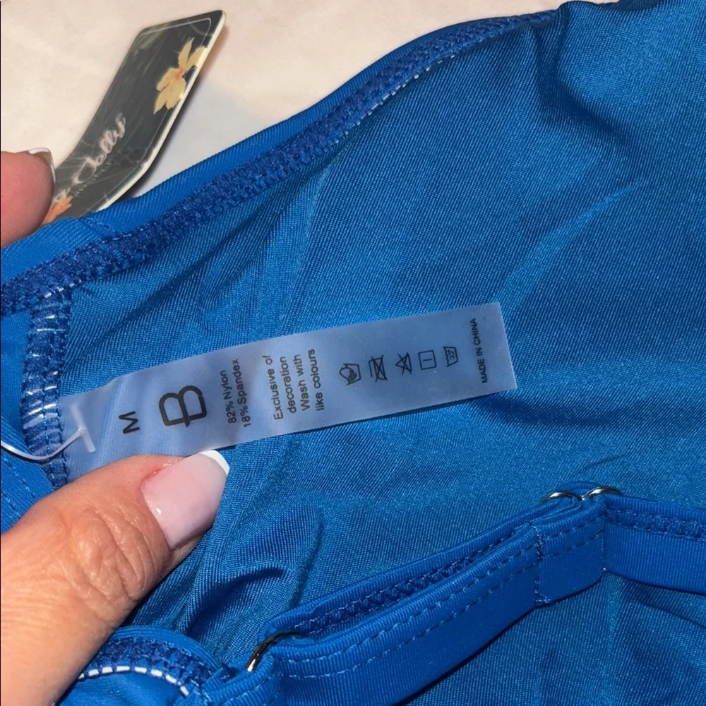 Blue Women's One Piece Swimsuit